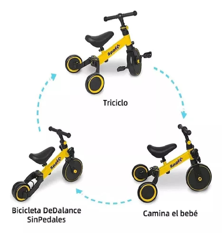 TRICICLO DE EQUILIBRIO Modelo 5 en 1.