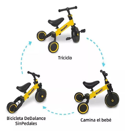 TRICICLO DE EQUILIBRIO Modelo 5 en 1.