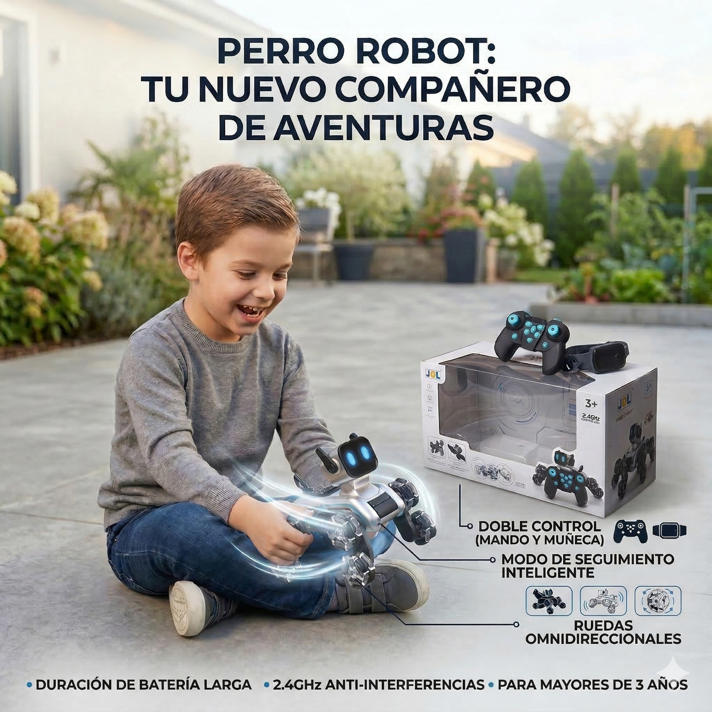 PERRO  ROBOT INTELIGENTE